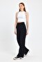 Corsage Belted Trousers - Lycra Crepe Fabric Daily Comfortable Fit