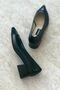 Women's Black Genuine Leather Shoes - 4