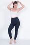 Raised Navy Blue Thermal Underwear Unisex Daily Cotton Thermal Leggings - 5