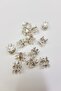Silver Daisy Washer 10 Pieces