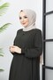أكمام كبيرة الحجم بتفاصيل جيب كاكي فيريس - 4
