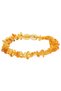 Damla Amber Lemon Color Adult Women's Necklace-Bracelet Set Baroque - 5