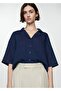 Short-sleeve cotton shirt