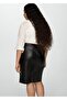 Leather look pencil skirt - 6