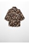 Draped patterned shirt - 3