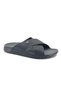 Aryan 80-959 Dr. Recommended Orthopedic Men's Slippers BLACK
