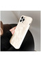 Apple iPhone 12 Pro Max Compatible Case Zebana Soft Wrink Silicone Case Beige - 2