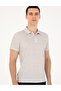 Beige Slim Fit Buttoned Polo Collar T-Shirt 50288926-Vr011 - 3
