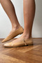 Women's Flats NUDE Patent Leather - 4