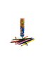 Kids Evolution Triangle Triangle Jumbo Crayons 12+1 Colors Metal Tube - 5