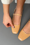 Women's Flats NUDE Patent Leather