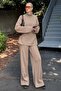 Mink Long Sleeve Knitwear Sweater Pants Double Set Mg2173 - 3