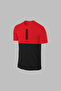 Men's Red Dri-Fit Unprinted Round Neck Short Sleeve T-Shirt Shorts Bottom Top Set (S-3Xl) - 2