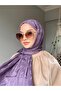 Houndstooth Pattern Silky Jacquard Shawl