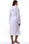 Unisex Hooded 4 Layer 100% Organic Cotton Premium Multi Muslin Ultra Soft Bathrobe - 4