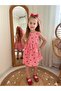 Girl's Strawberry Summer Dress, Holiday Outfit - 6