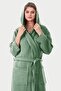 Unisex Hooded 4 Layer 100% Organic Cotton Premium Multi Muslin Ultra Soft Bathrobe