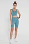 Gela Sculpting Sport Biker Tights Aqua Green - 2
