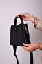 New Season Women's Shoulder Bag 4 Compartments Adjustable Wide Strap 22X20 cm Akl2055 - 3
