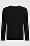 Men's Black Sweatshirt with Brand Logo Suitable for Daily Use Mw0mw10804-Bds - 5