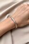 Zircon Stone Waterway Steel Bracelet - 3