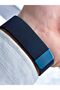 Led digital woven mesh magnetic strap men's wrist watch - 4