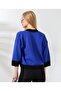 Women's Blue Color Buttoned Knitwear Cardigan - 5