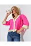 Women's Pink Color Buttoned Knitwear Cardigan - 4
