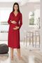 Effort Women's Cherry Long Sleeve Pajama Set Nightgown Dressing Gown Maternity Maternity Set of 4 8096 - 2