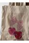 Bows Pinterest Ribbons Y2K Retro Unisex Cloth Bag Tote Bag - 2