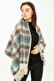 Women's Tricolor Shawl V.beige - 3