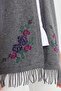 Women's Skirt Floral Tassel Vest Smoked - 8