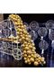 Gold Color Chrome Balloon 10 Pieces - 4