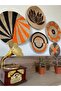 Orange Bohem Duvar Tabağı 5'li Set - 2