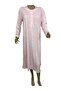 Women's Long Sleeve Nightgown-12079-pink - 5