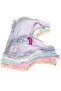 3-Pack Dondeza Young Girls Pastel Color Padded Flat Wide Strap Training Bra Half Tank Top Bustier - 4