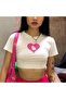 Sevunera Love Bunny مطبوعة باللون الأبيض - 2