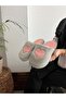 Fluffy Heart-Shaped Slippers Women's Home Slippers Furry Slippers Dowry Bundle