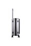 Patrol Medium, TSA Lock, Expandable, 4 Double Wheels, 24 Inch Silver - 5