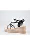 24y429-1 Black Women's Sandals - 2