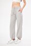 Harajuku Zip Detail Gray Tracksuit Oversize Sweatpants