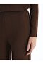 Lcw Women's Elastic Waist Plain Knitwear Trousers - 3