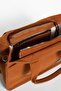 Canvas Fabric Three Compartment Large Shoulder Bag - 2