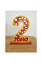 2 Years Old Birthday Table Decor (Galatasaray Theme Yellow-Red)