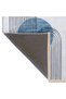 Mira Black Shape and Blue Detailed Gray White Woven Base Modern Decorative Carpet Mira5837 - 3