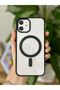 Iphone 12 and 12 Pro Compatible Colorful Transparent Case with Magsafe