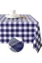 Fiesta Fiber Lined PVC Non-Slip Stain-Proof Removable Tablecloth / PLAID - 5