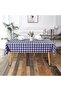 Fiesta Fiber Lined PVC Non-Slip Stain-Proof Removable Tablecloth / PLAID - 2