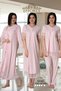 Effortt 5046 Maternity Maternity Set of 4 with Guipure Dressing Gown