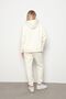 Hooded Front Printed 3 Thread Double Set Ecru - 5